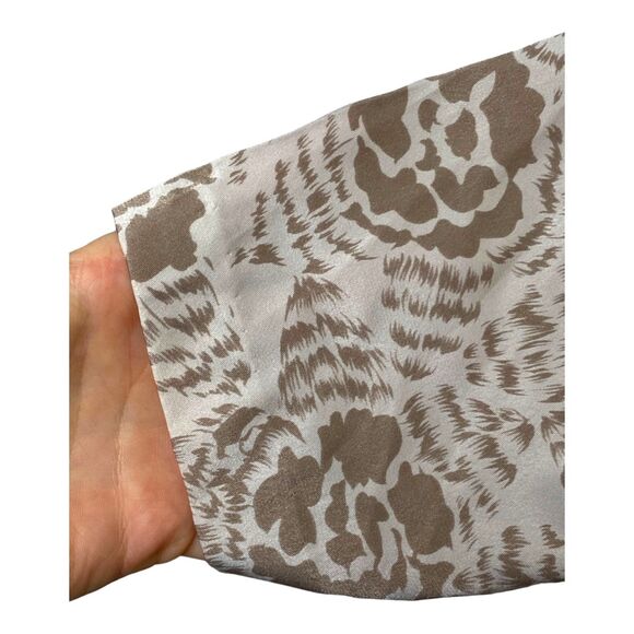 Vtg 60s Nat Kaplan COUTURE Waterfall neckline Floral Midi Dress Size 12 M/L - Picture 8 of 12